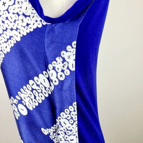 DIANE Von Furstenberg Sleeveless Asymmetrical Hem Silk Top Size 2 - Picture 7 of 16